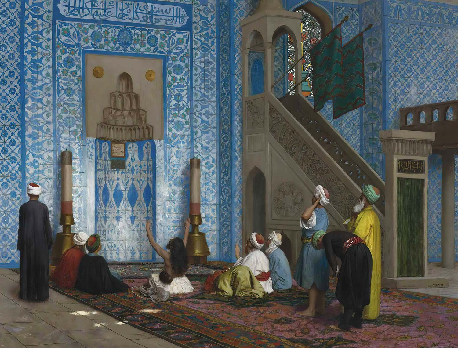 Jean Leon Gerome Rüstem Pasha Mosque Art Print