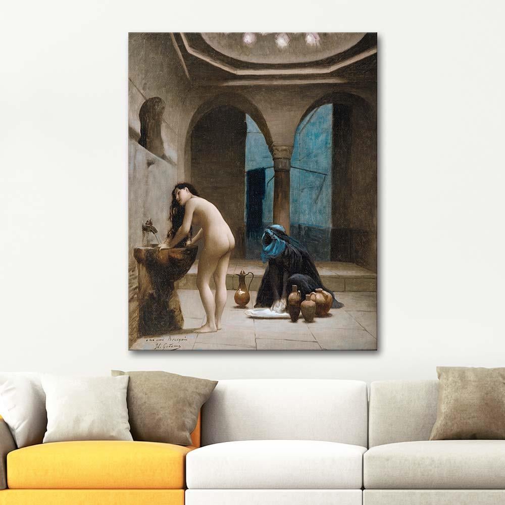 Jean Leon Gerome Study For A Moorish Bath Art Print