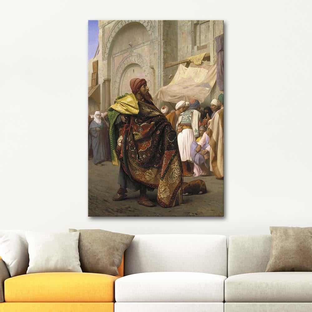 Jean Leon Gerome The Carpet Merchant Cairo Art Print