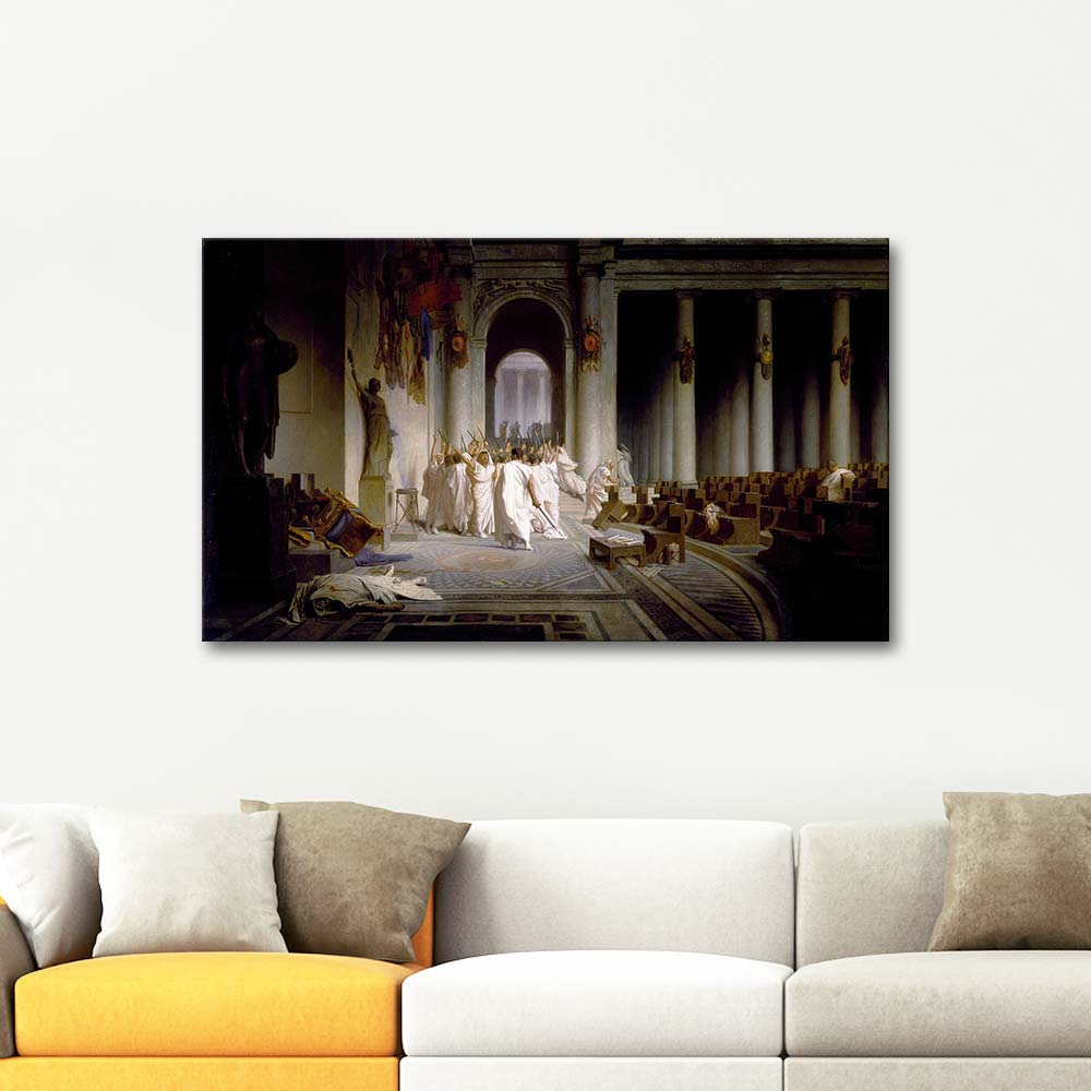 Jean Leon Gerome The Death Of Caesar Art Print