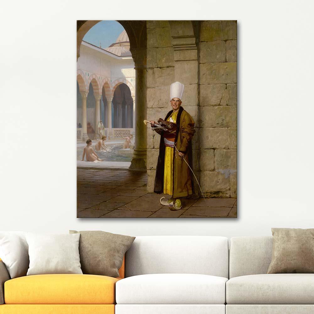 Jean Leon Gerome The Grand White Eunuch Art Print