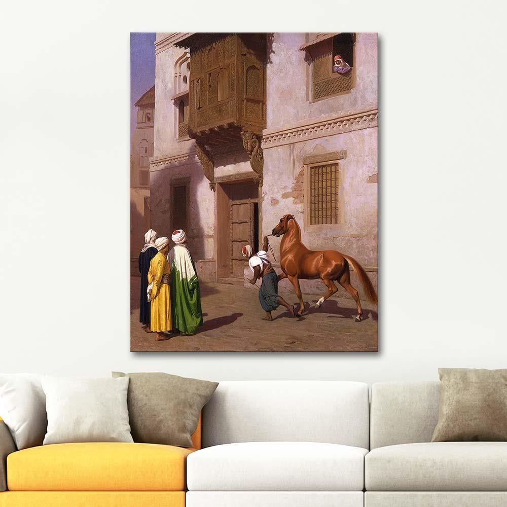 Jean Leon Gerome The Horse Market Art Print