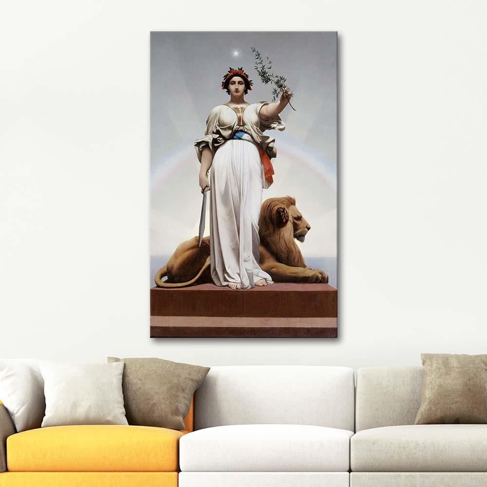 Jean Leon Gerome The Republic Art Print