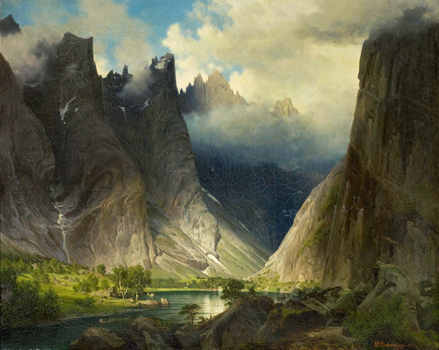 Valley of Romsdalen by Johan Fredrik Eckersberg