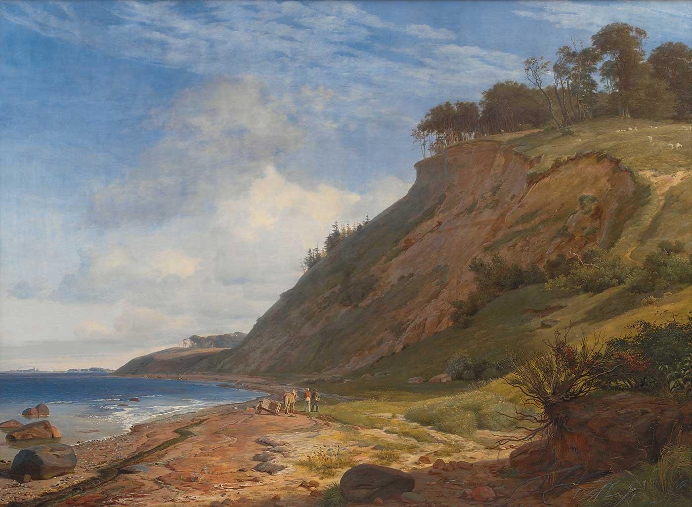 Danish Coast View from Kitnae by Johan Thomas Lunbye