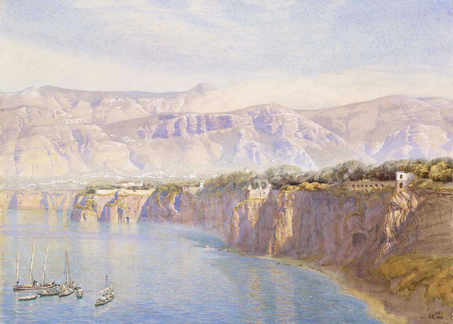 Near Sorrento by John Brett