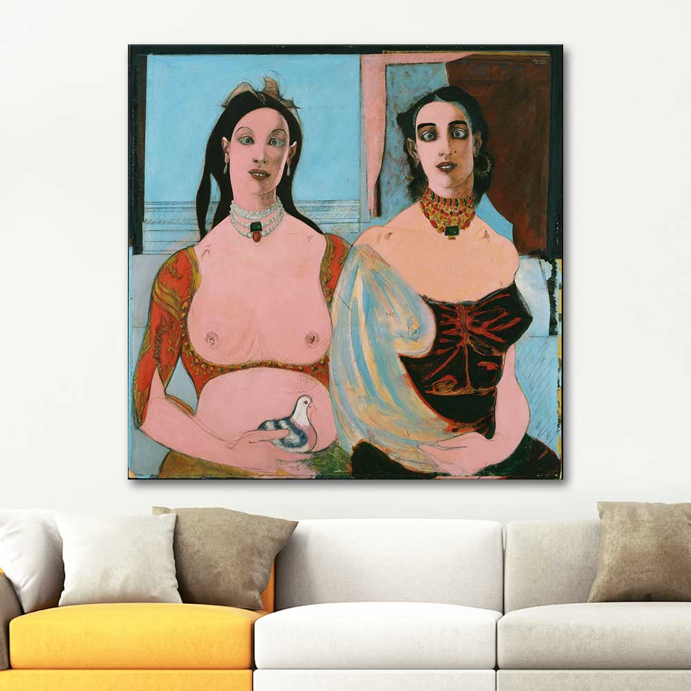 John D Graham Kızkardeşler Kanvas Tablo