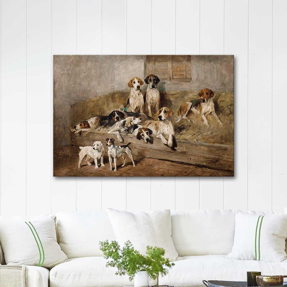 John Emms Hounds and Terriers Art Print