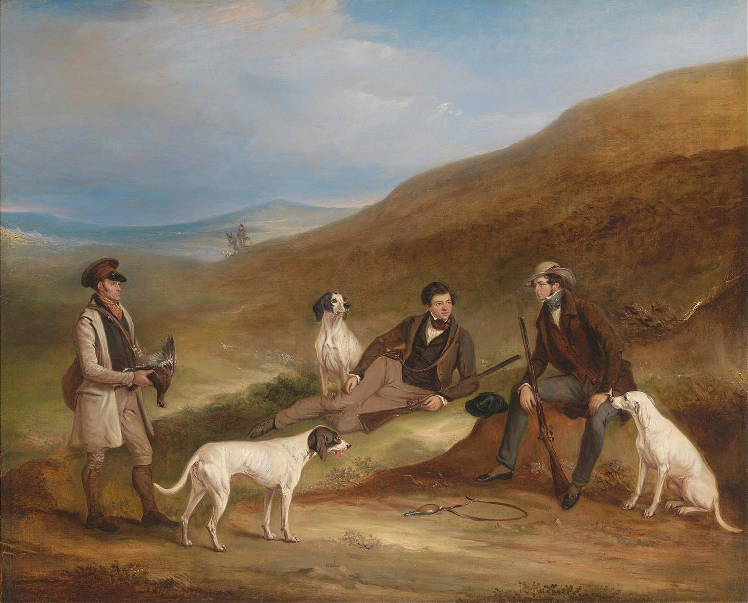 John Ferneley Edward Horner Reynard ve Kardeşi Kanvas Tablo