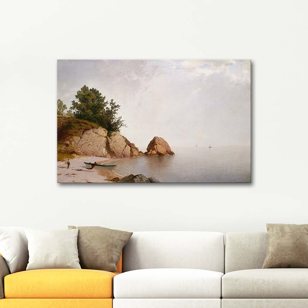 John Frederick Kensett Beach At Beverly Art Print