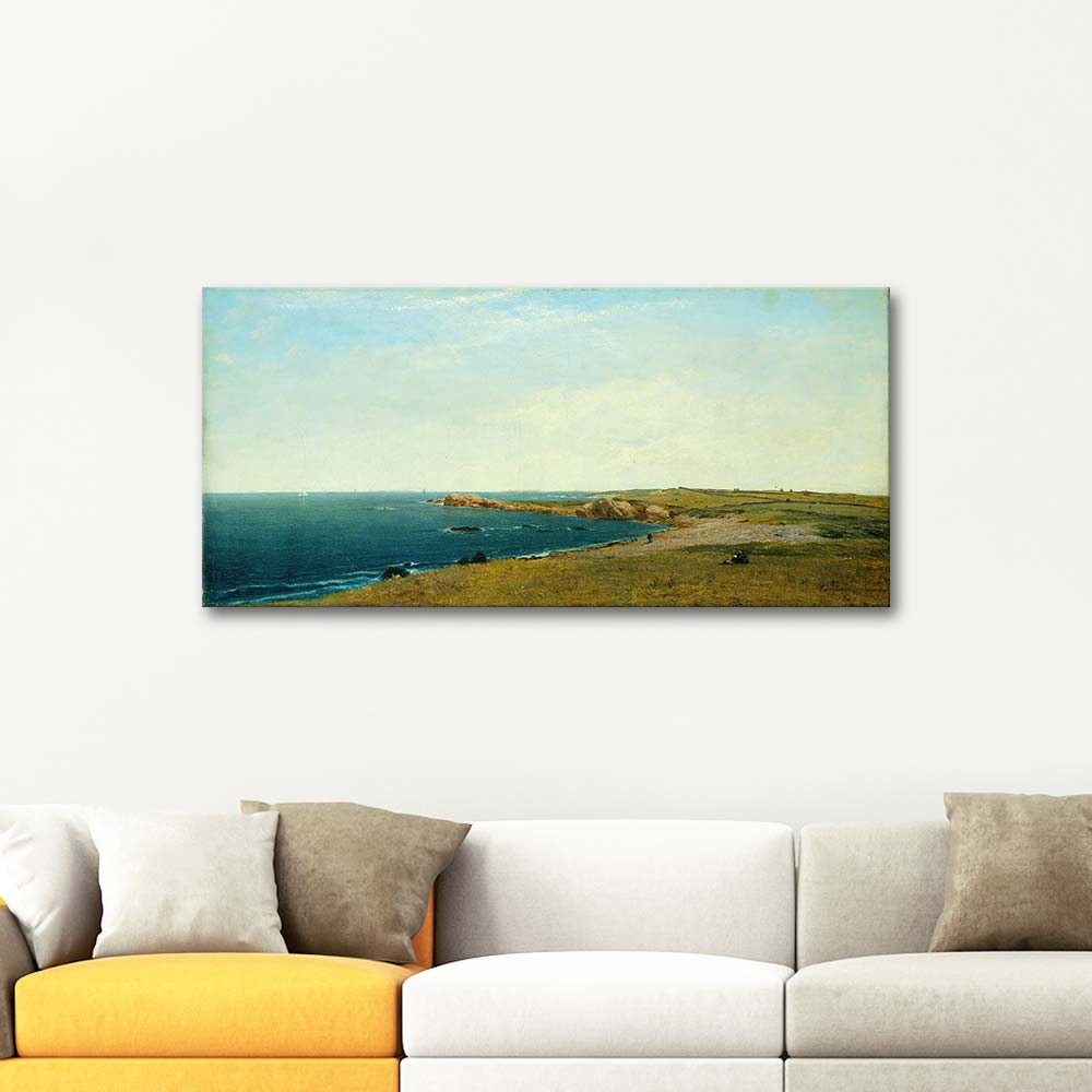 John Frederick Kensett Near Newport Art Print