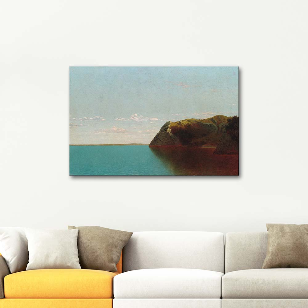 John Frederick Kensett Newport Rocks Art Print