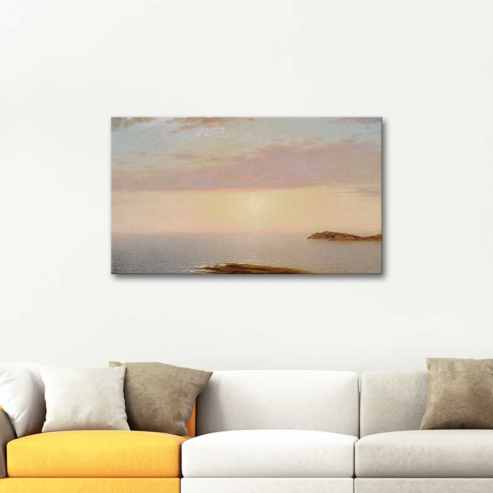 John Frederick Kensett Sunset Art Print