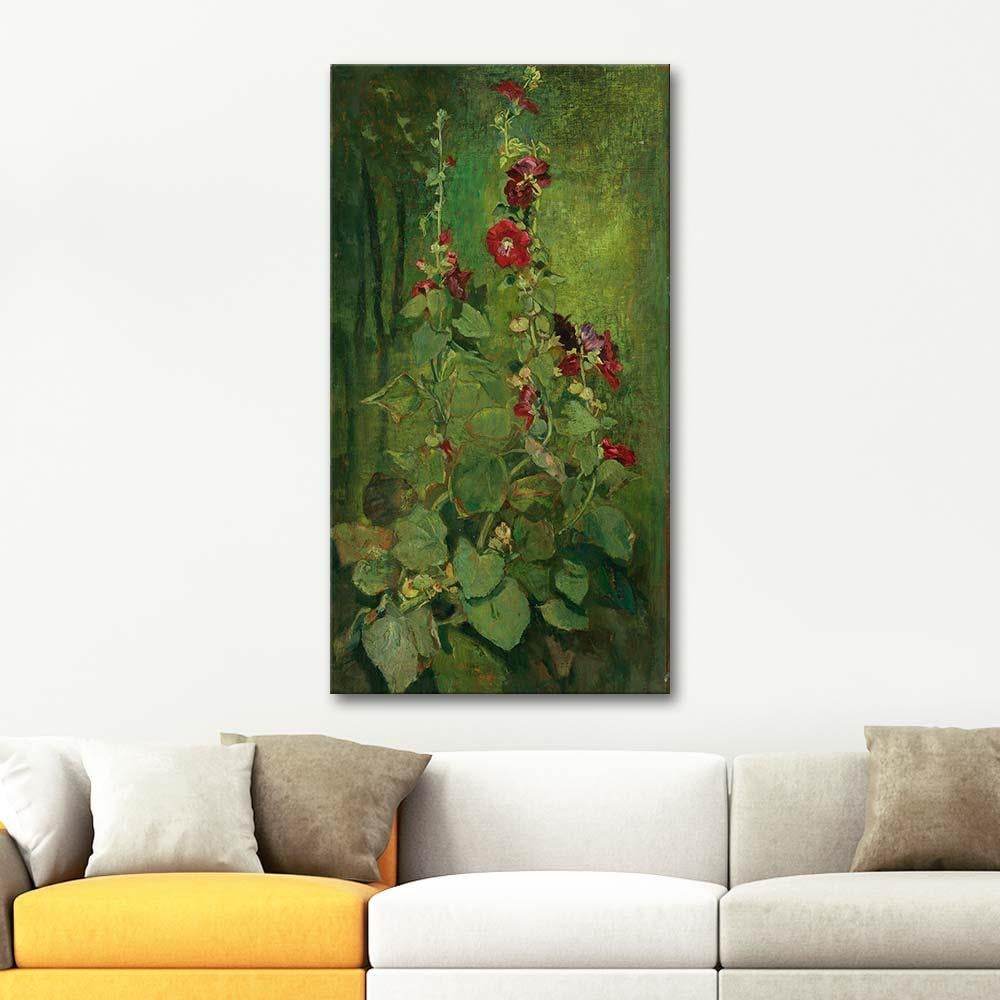 John La Farge Kırmızı Gülhatmiler Kanvas Tablo