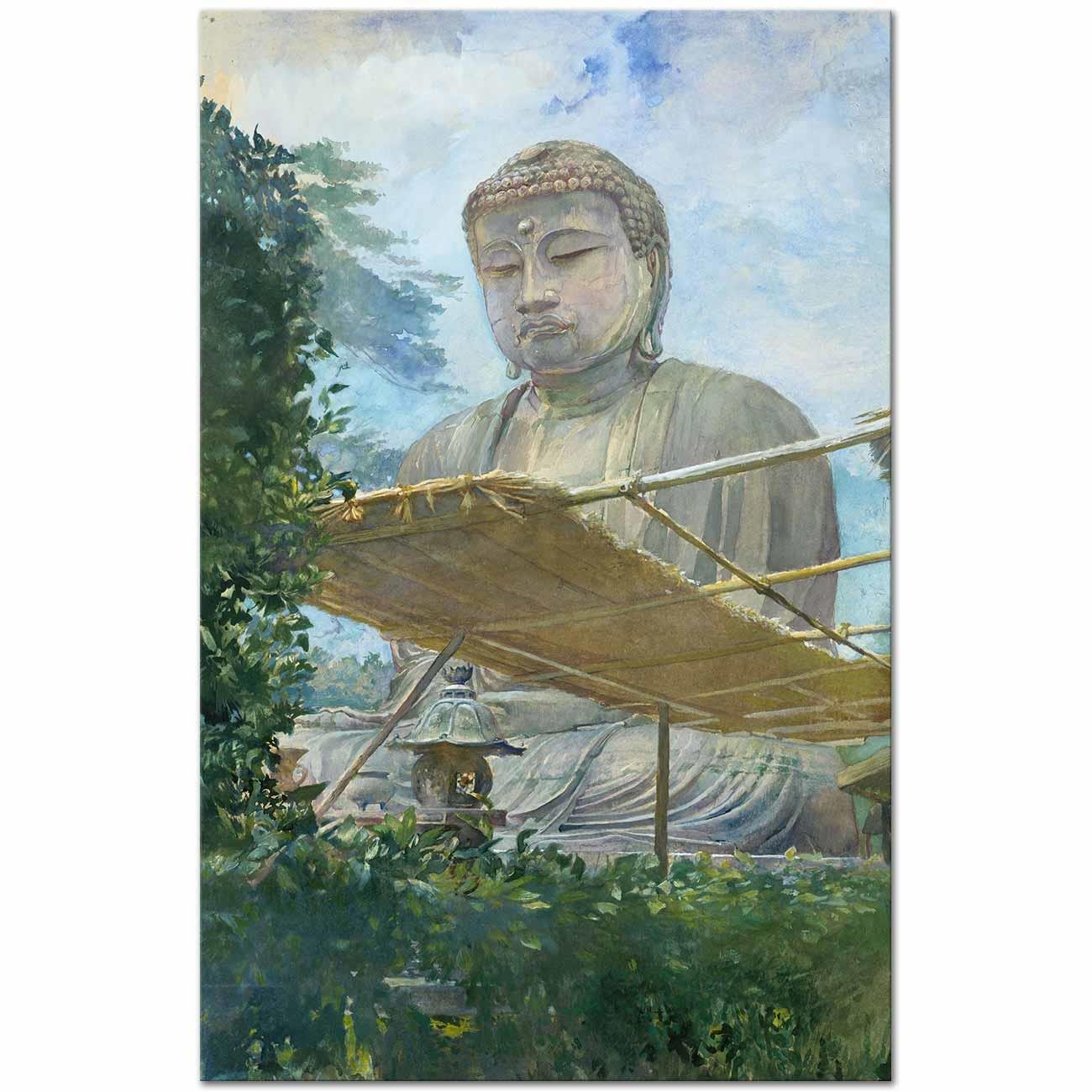 John La Farge Büyük Buda Heykeli Kanvas Tablo