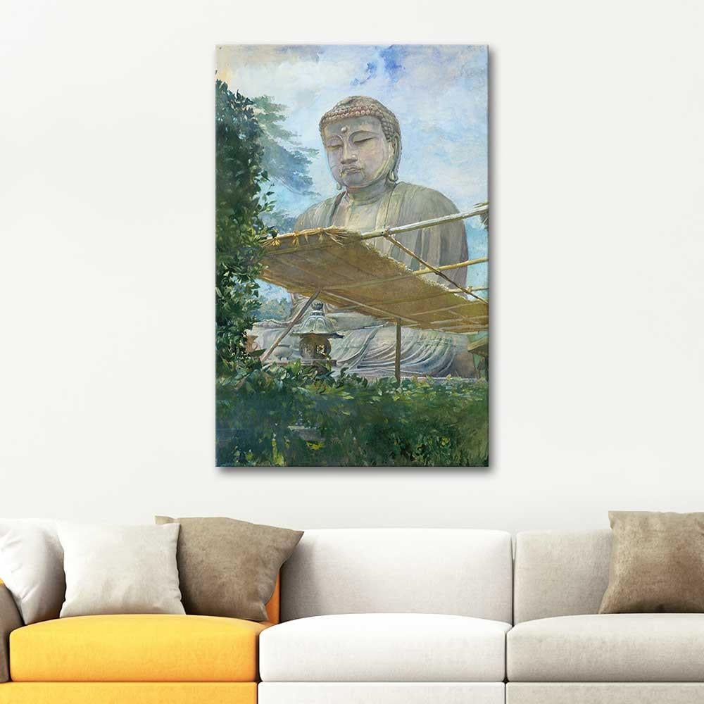 John La Farge Büyük Buda Heykeli Kanvas Tablo
