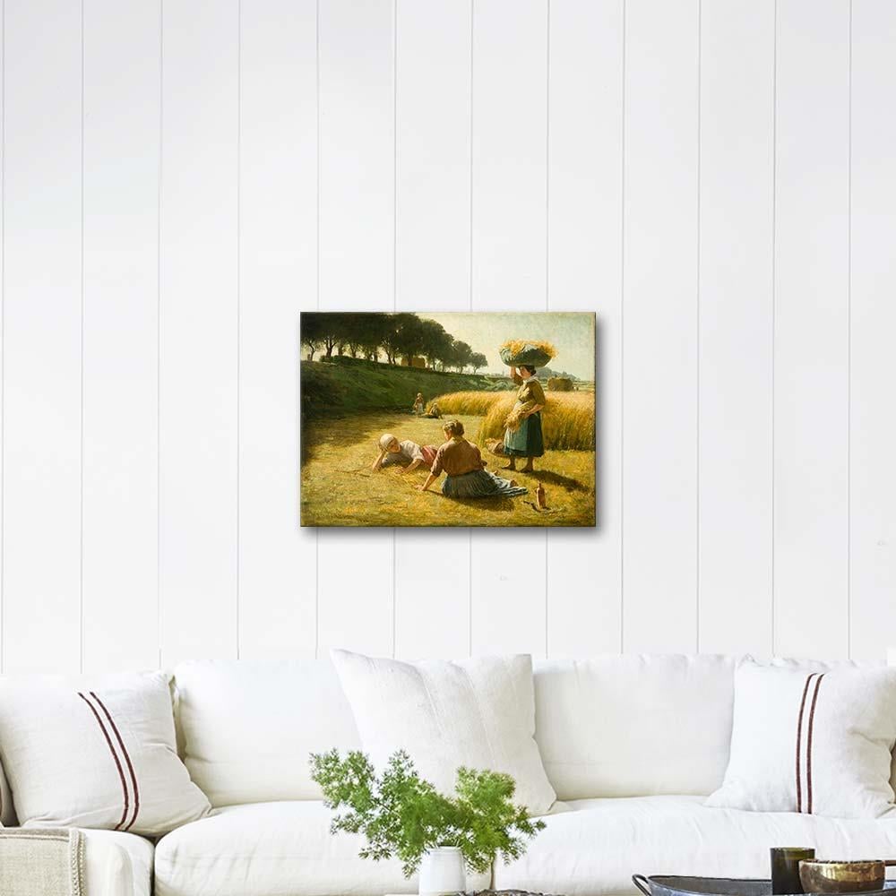 John Ottis Adams Gleaners at Rest aka Nooning Art Print