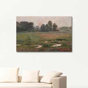 John Ottis Adams Sunset in August Art Print