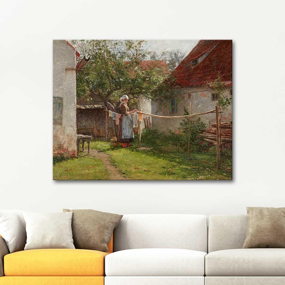 John Ottis Adams Wash Day Art Print