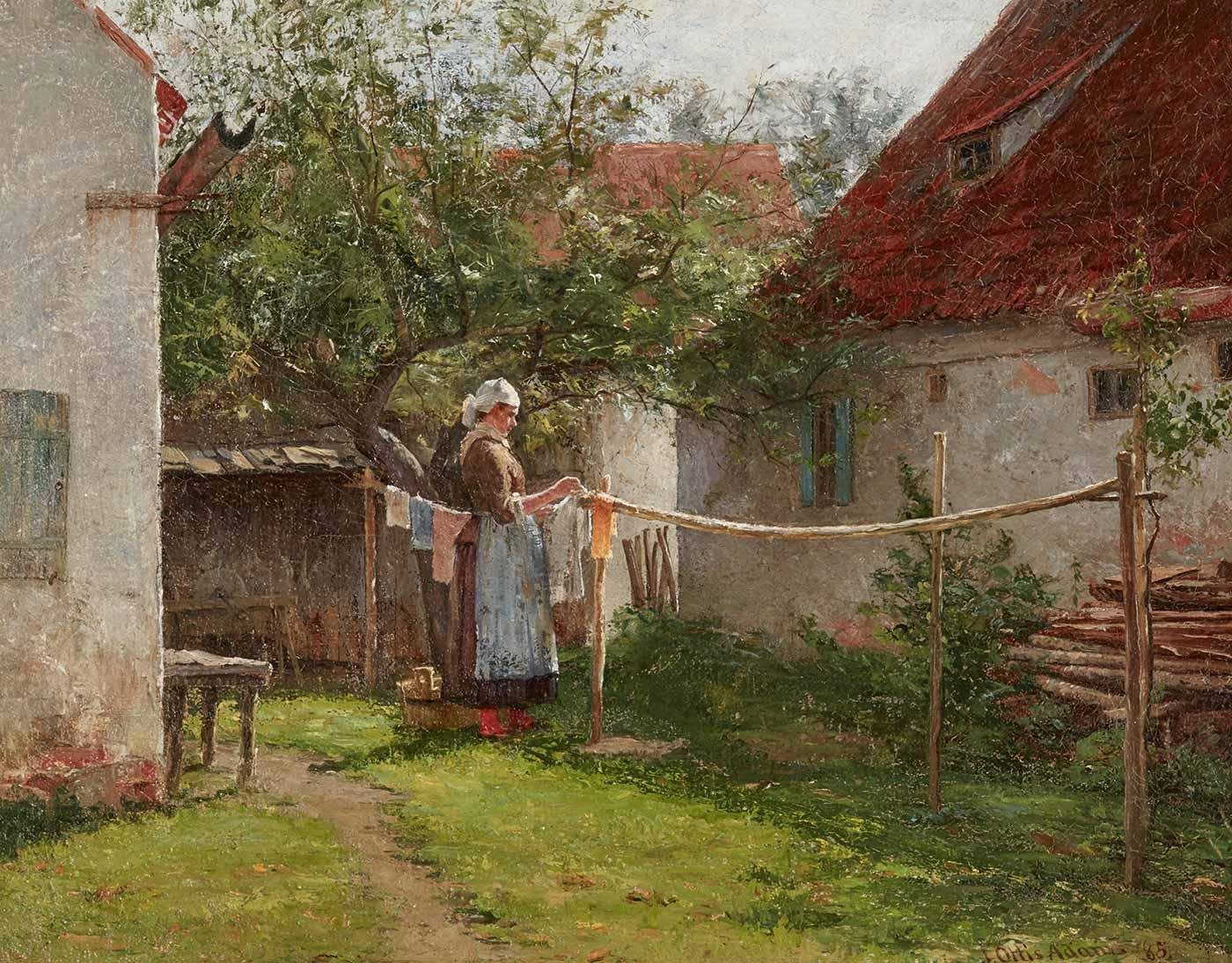 Wash Day, Bavaria by John Ottis Adams