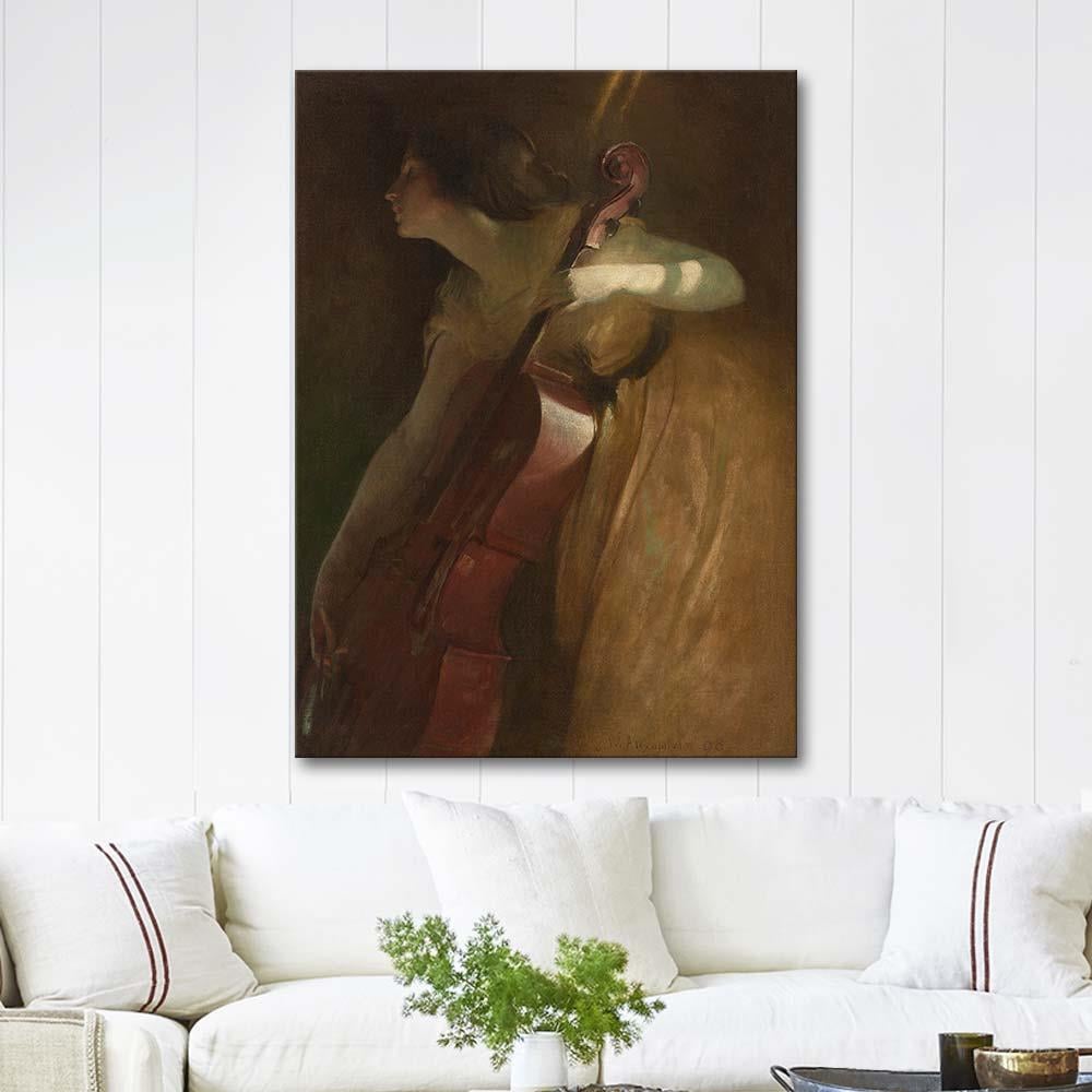 John White Alexander A Ray of Sunlight Art Print