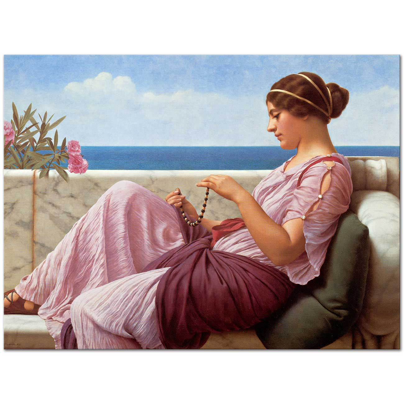 John William Godward Hediye Kanvas Tablo