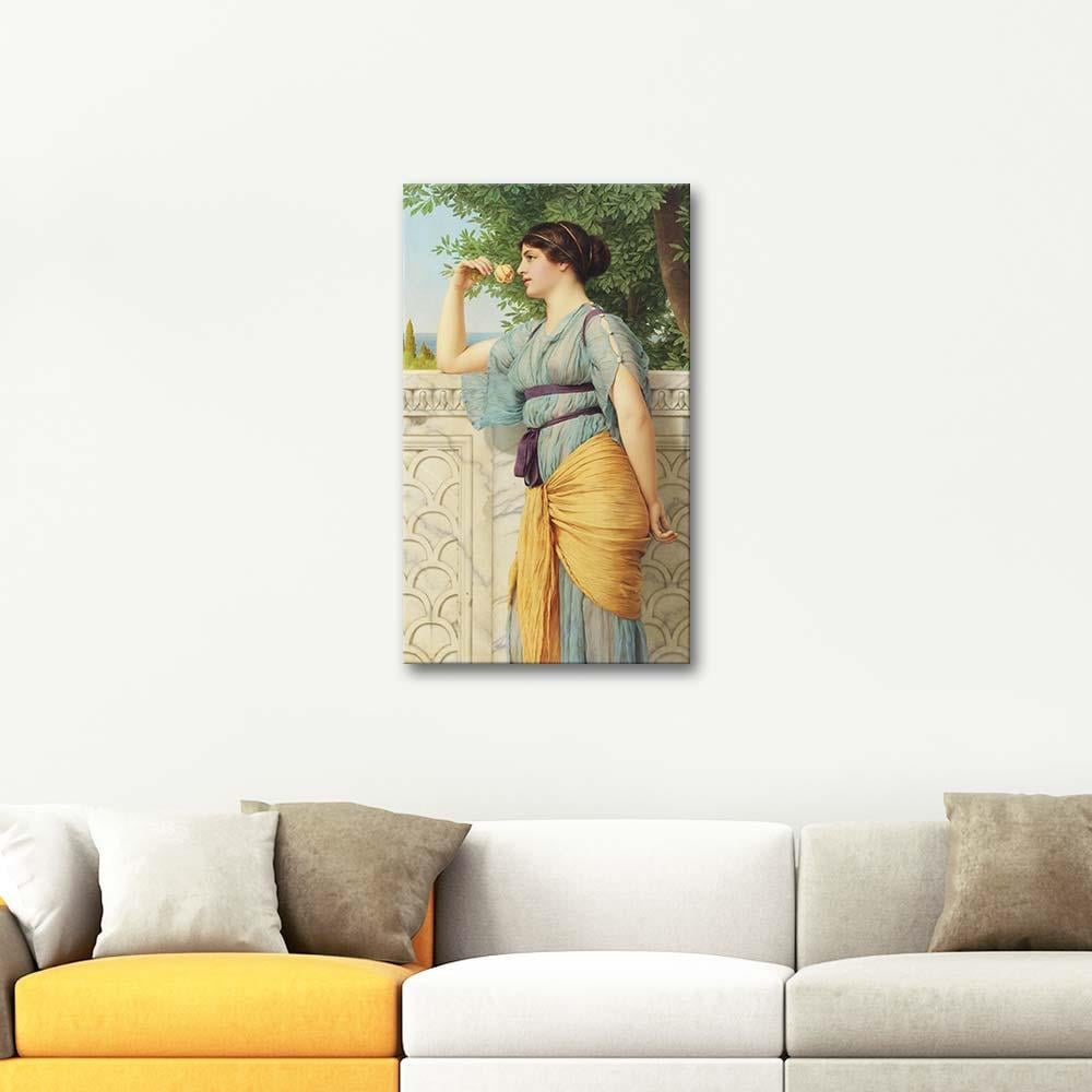 John William Godward Anılar Kanvas Tablo