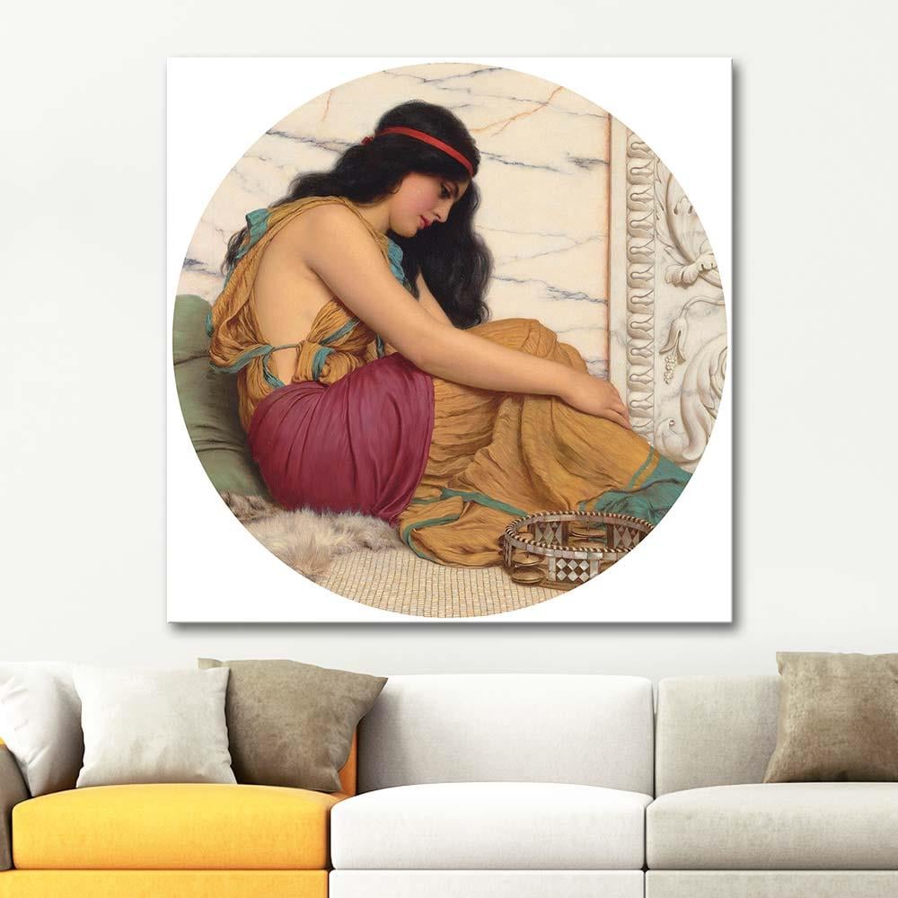 John William Godward Yorgun Dansöz Kanvas Tablo