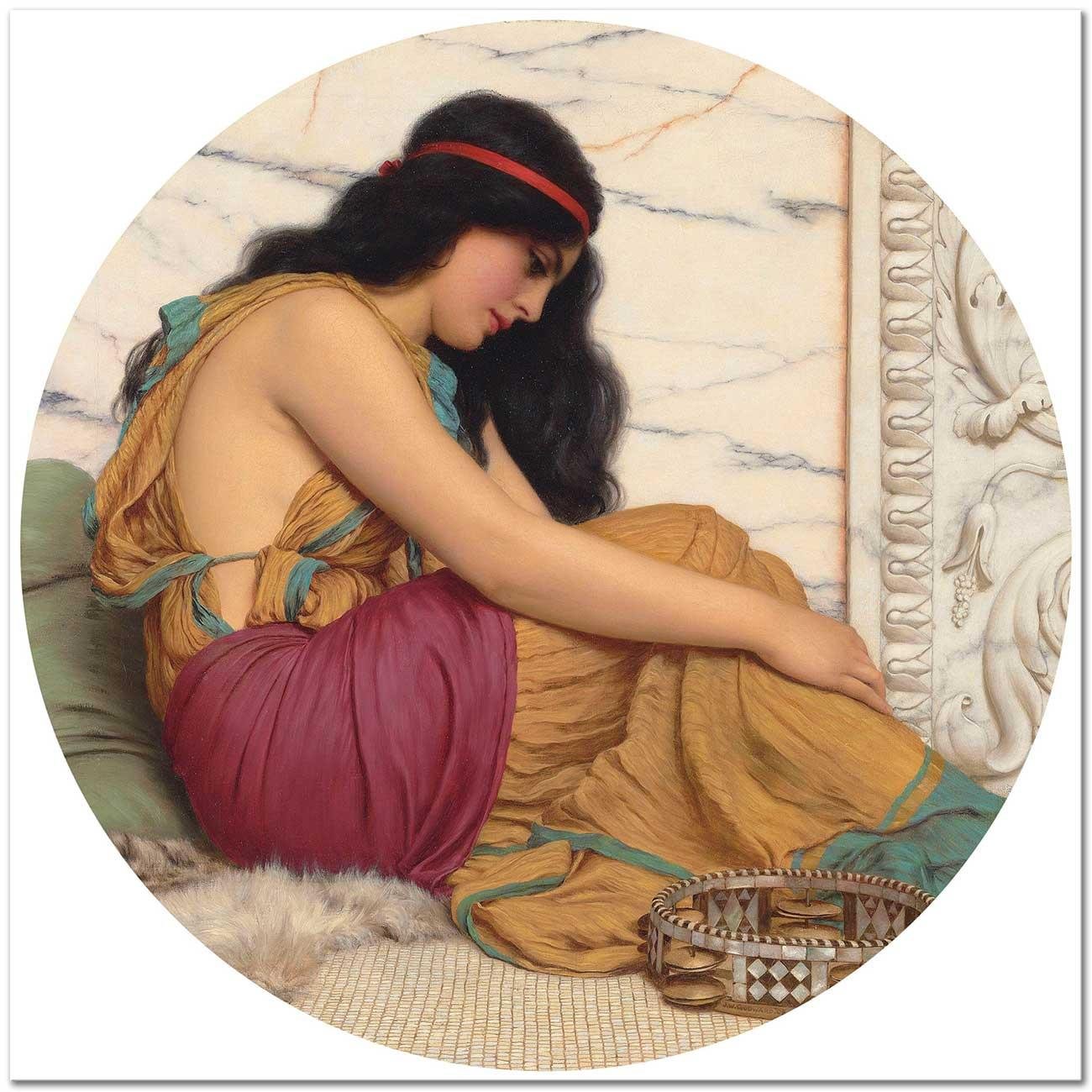 John William Godward Yorgun Dansöz Kanvas Tablo
