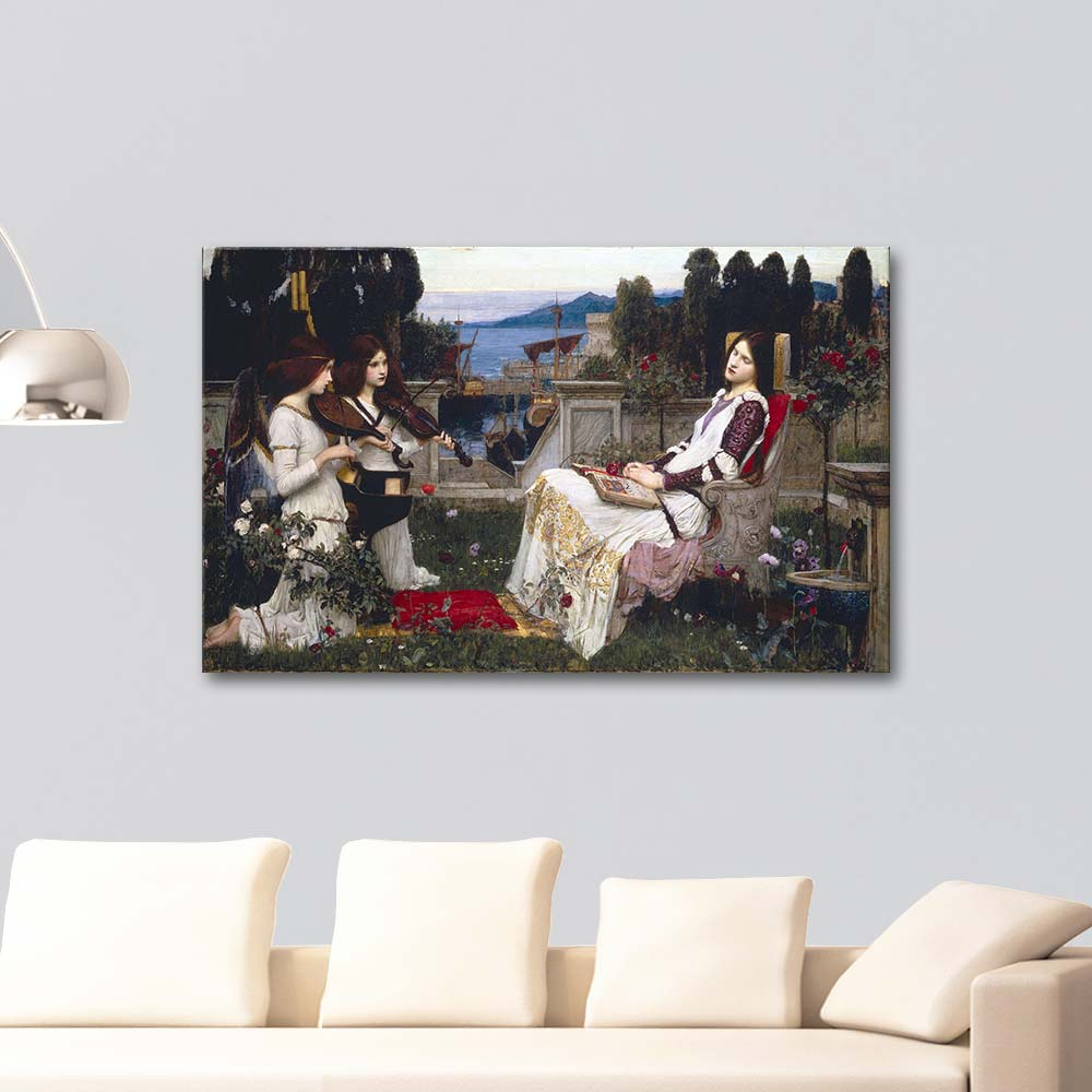John William Waterhouse Saint Cecilia Art Print