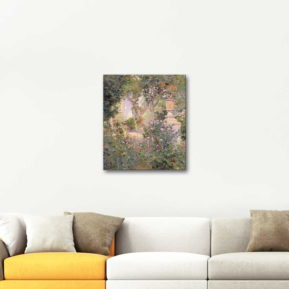 Jose Benlliure Gil Artist's Garden Art Print
