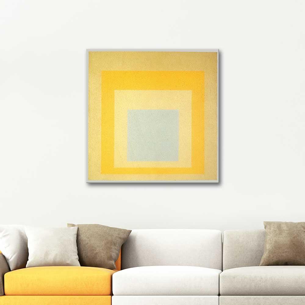 Josef Albers Homage to the Square with Rays Art Print