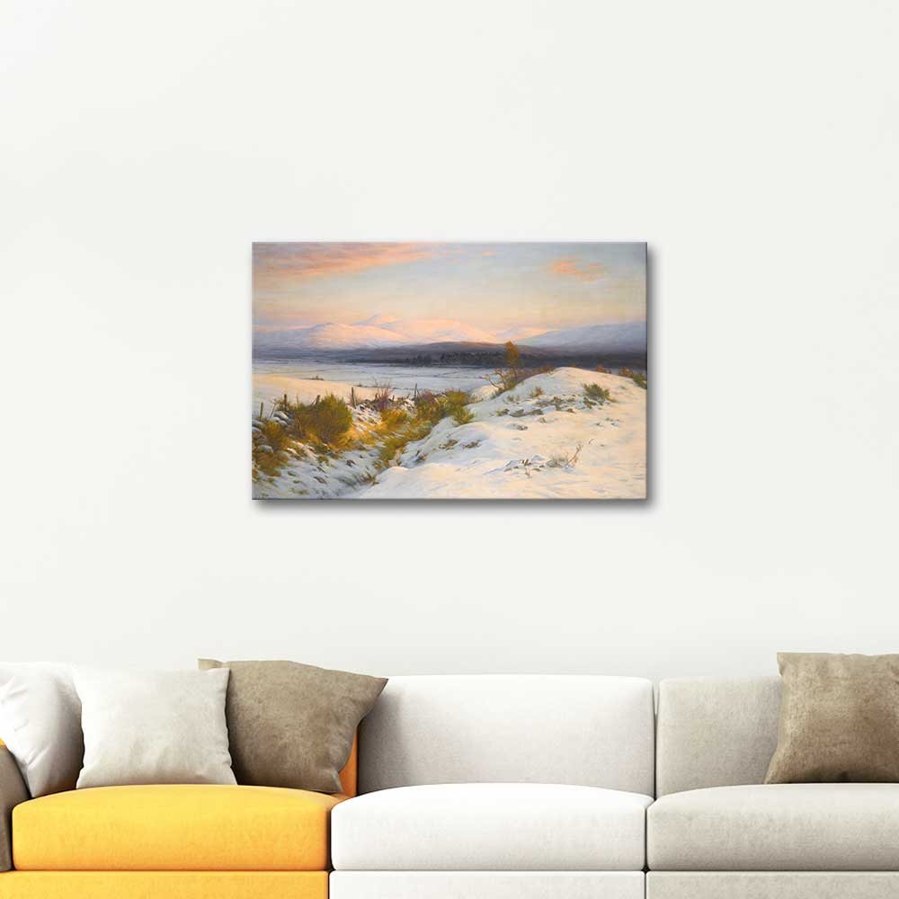 Joseph Farquharson The Valley of the Feugh Art Print