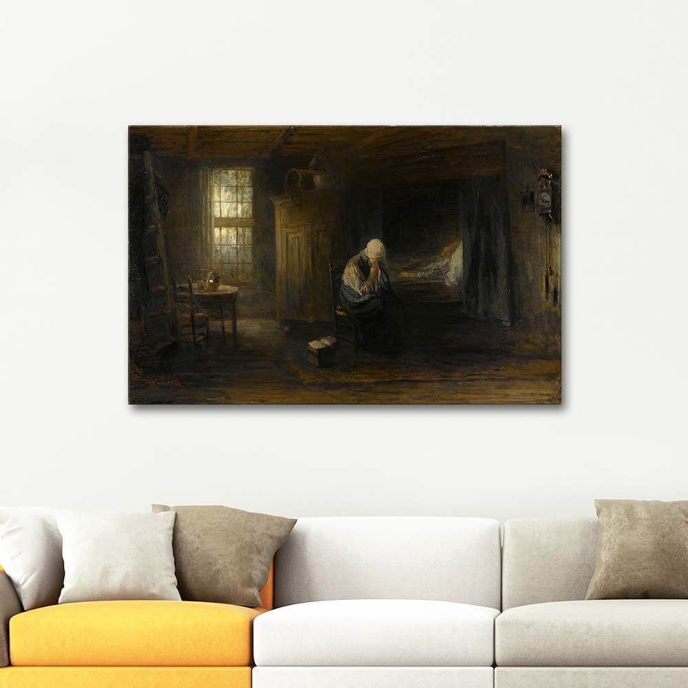 Jozef Israëls Alone In The World Art Print