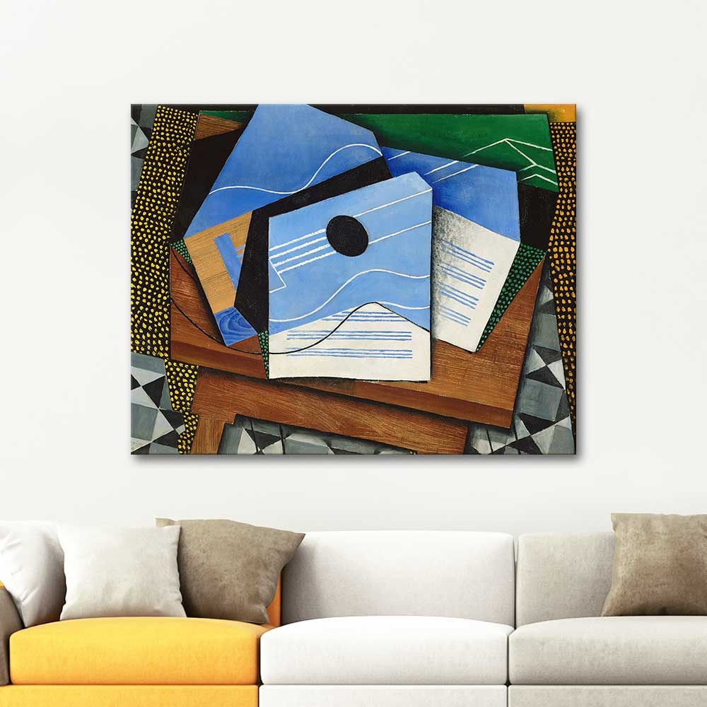 Juan Gris Guitar on a Table Art Print