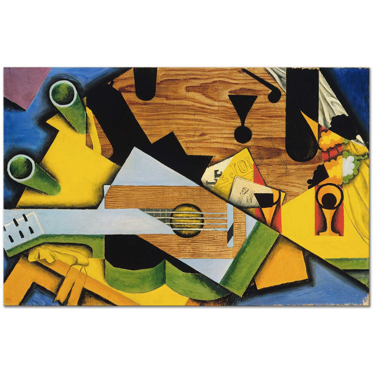 Still Life with Guitar by Juan Gris