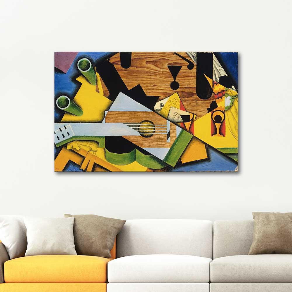 Juan Gris Still Life with Guitar Art Print