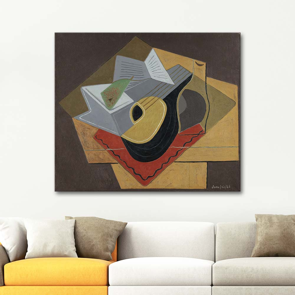 Juan Gris The Black Mandolin Art Print