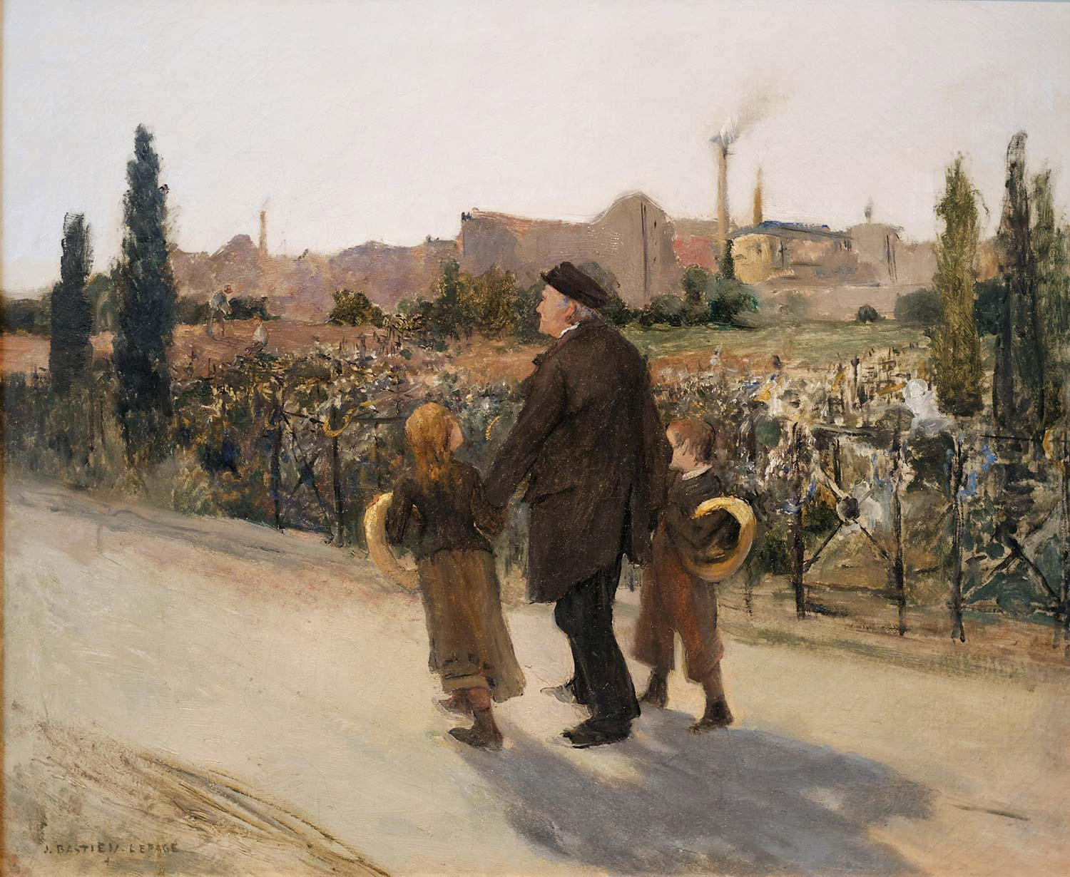 Jules Bastien Lepage Herkesin Ruhsal Günü Kanvas Tablo