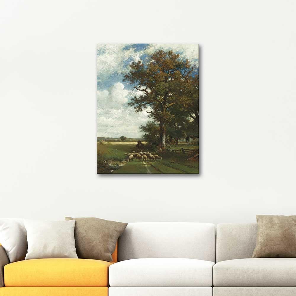 Jules Dupre The Herd Art Print