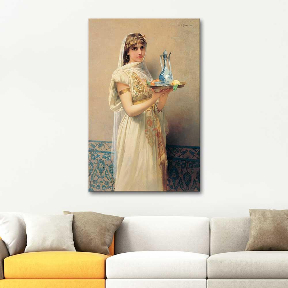 Jules Joseph Lefebvre Hizmetçi Kanvas Tablo