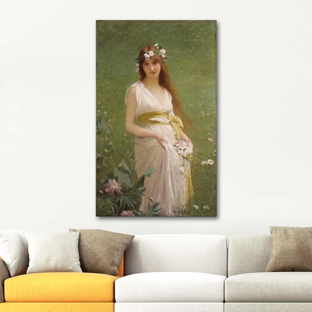 Jules Joseph Lefebvre Springtime Art Print