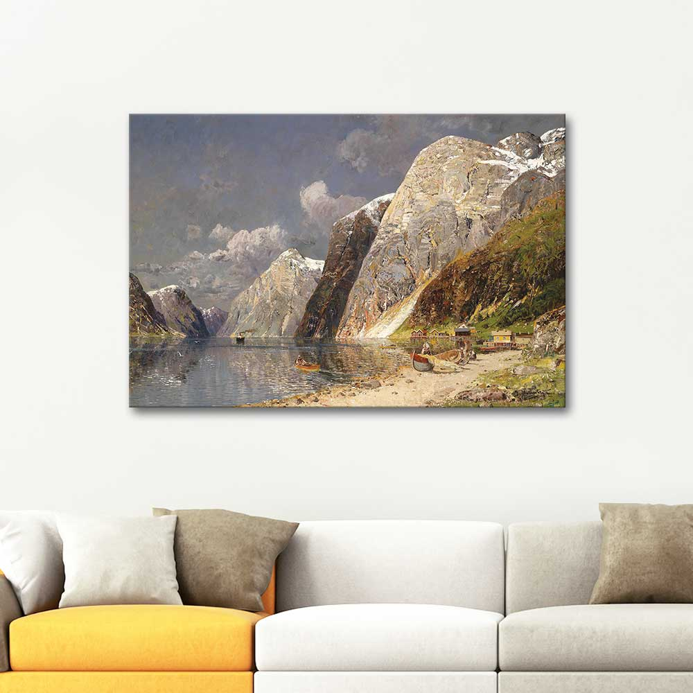 Karl Kaufmann Drontheim Fjord Art Print