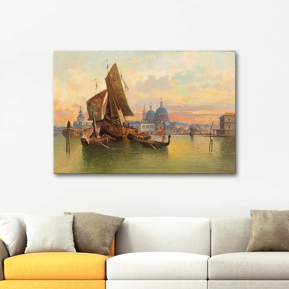 Karl Kaufmann Part In Venice Art Print