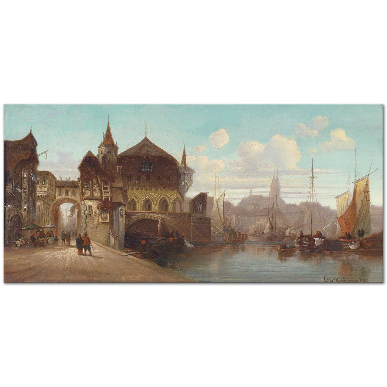 Karl Kaufmann Liman Kanvas Tablo