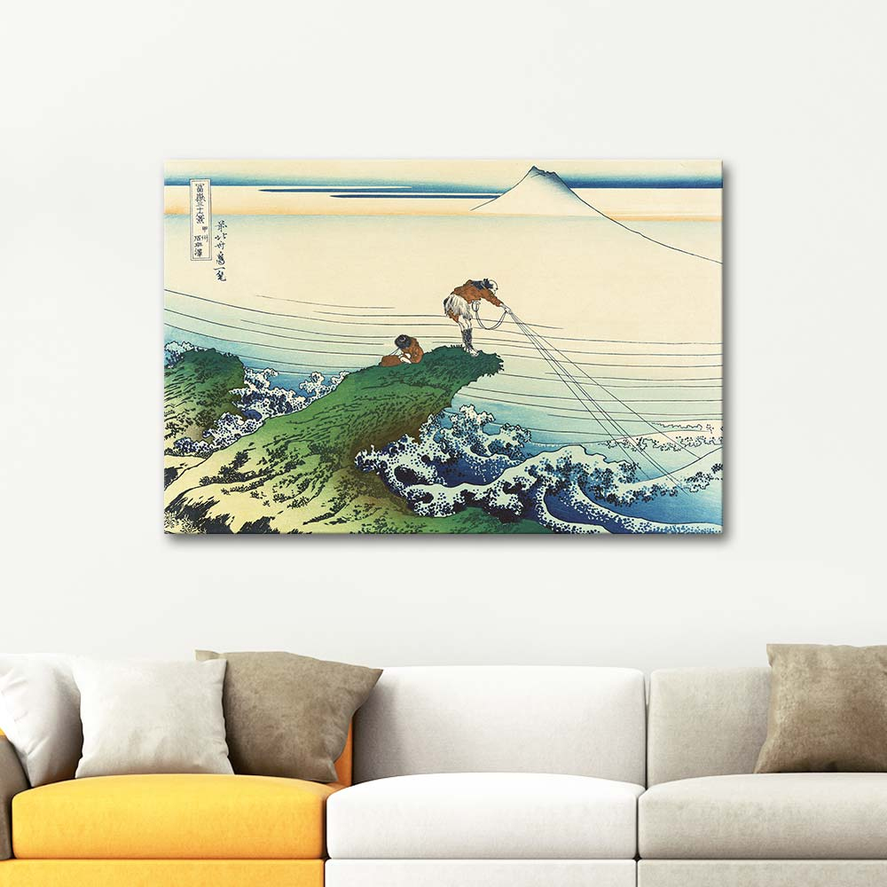 Katsushika Hokusai Fuji Dağı Serisinden 01 Kanvas Tablo