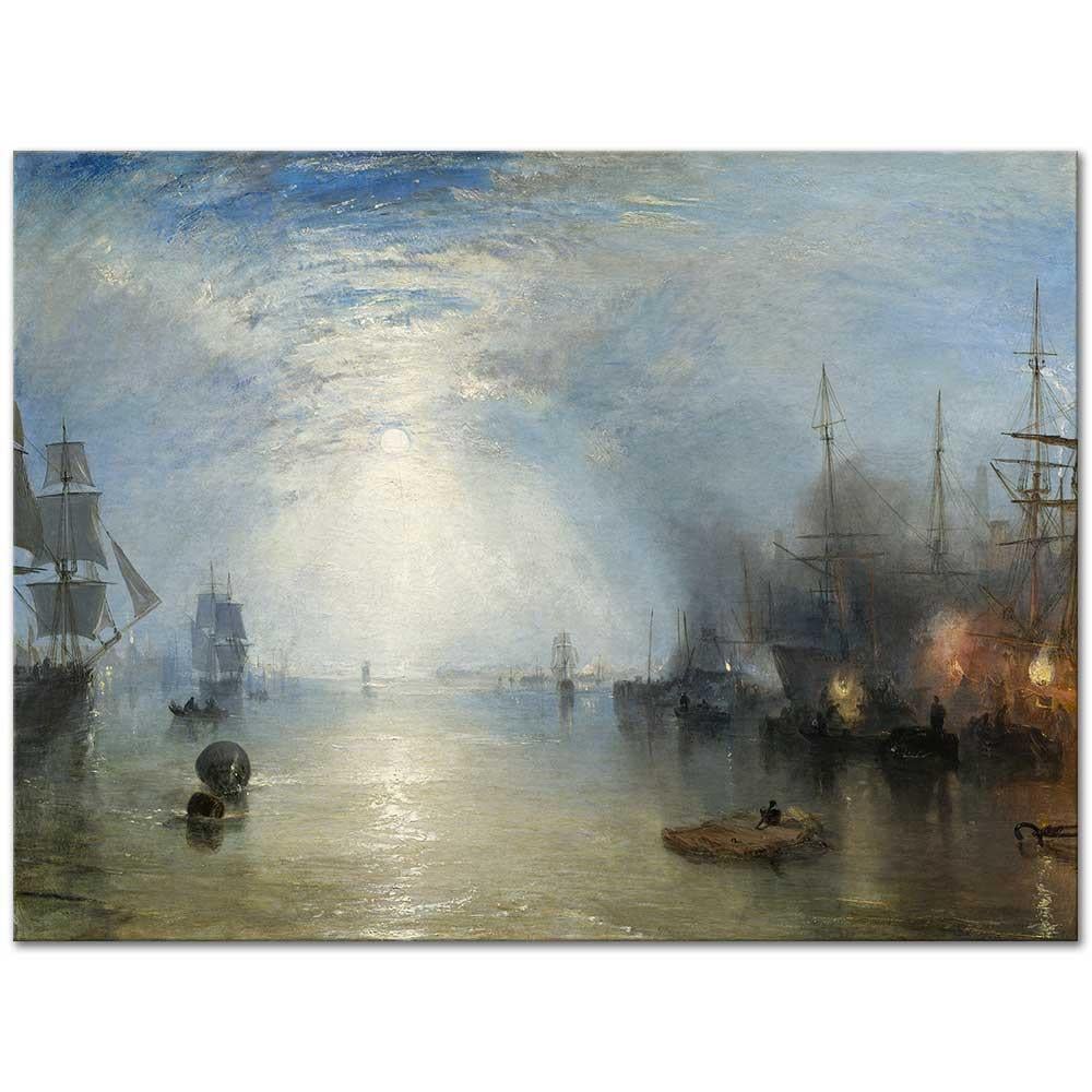 Keelmen Heaving in Coals by Moonlight by Joseph Mallord William Turner as Art Print