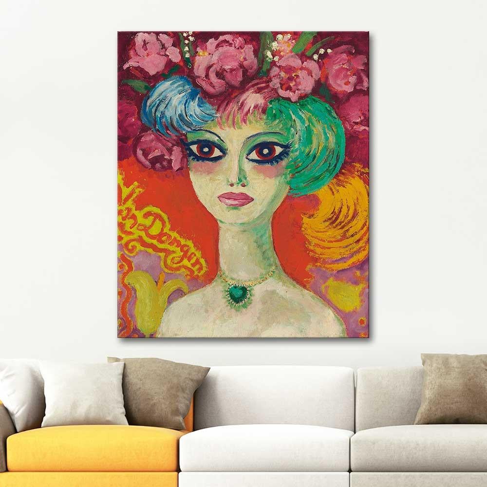 Kees van Dongen Woman Portrait Art Print