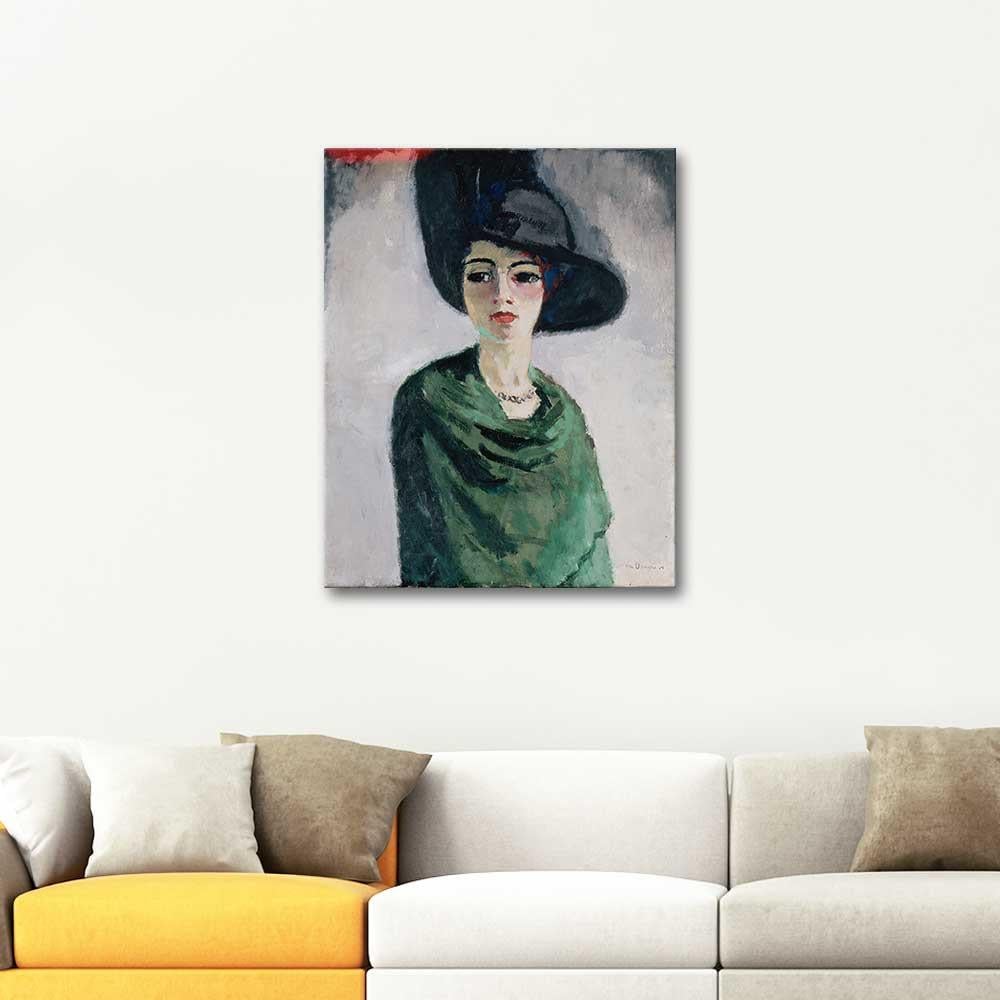 Kees van Dongen Woman with Black Hat Art Print
