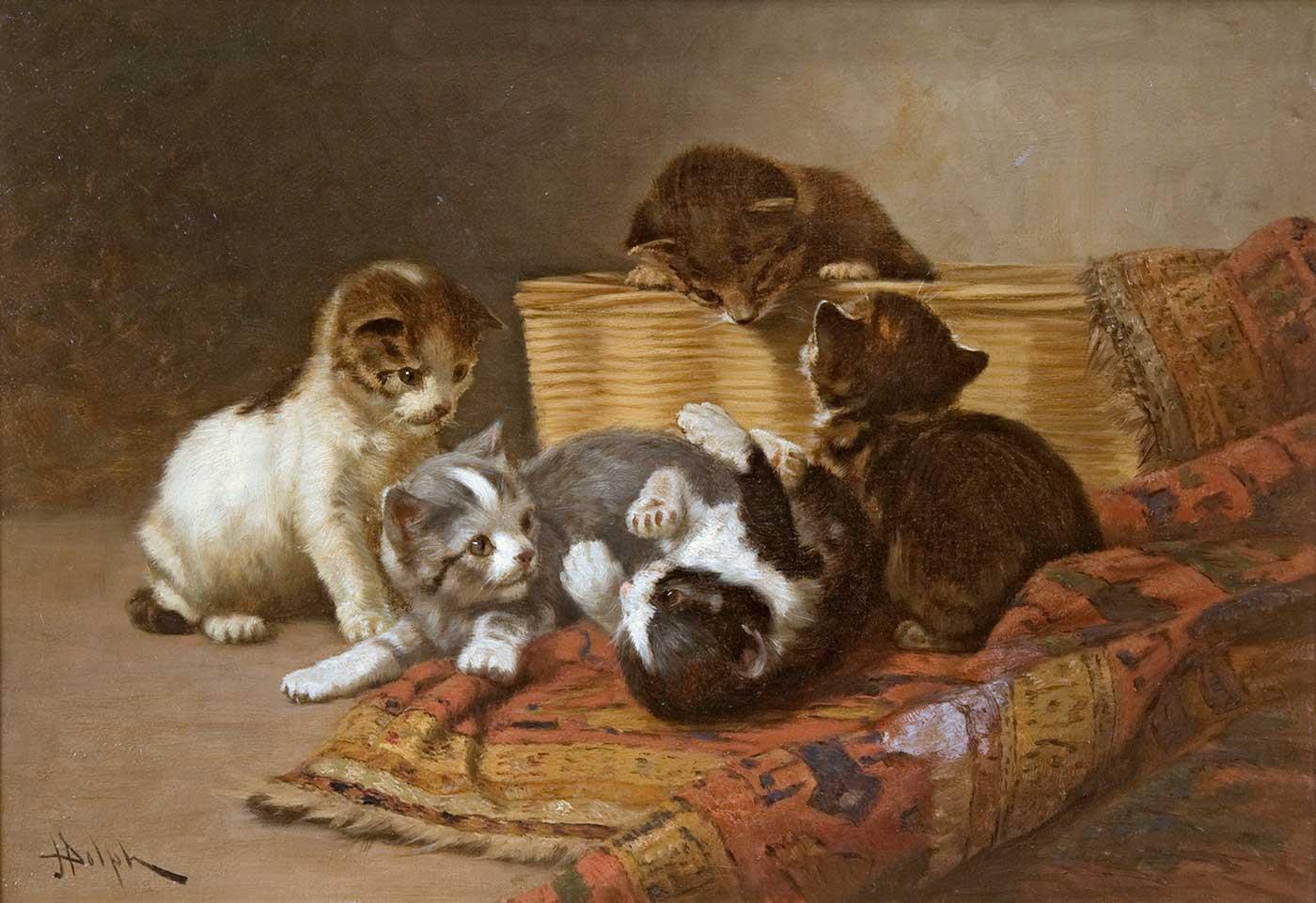 Kittens at Play by John Henry Dolph